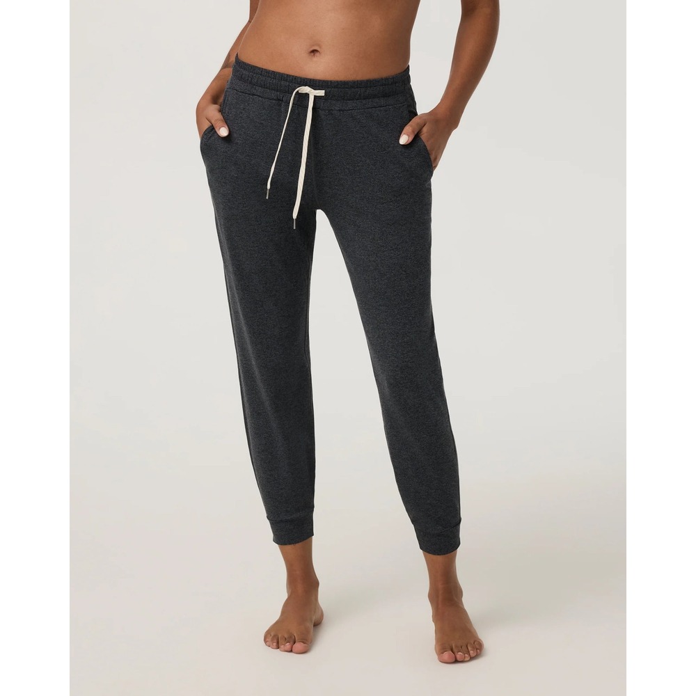 Vuori Performance Joggers Womens Charcoal Heather Gray Athletic Sweatpants Slim